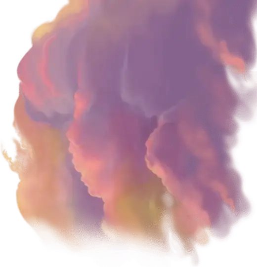 Violet cloud over Olympus
